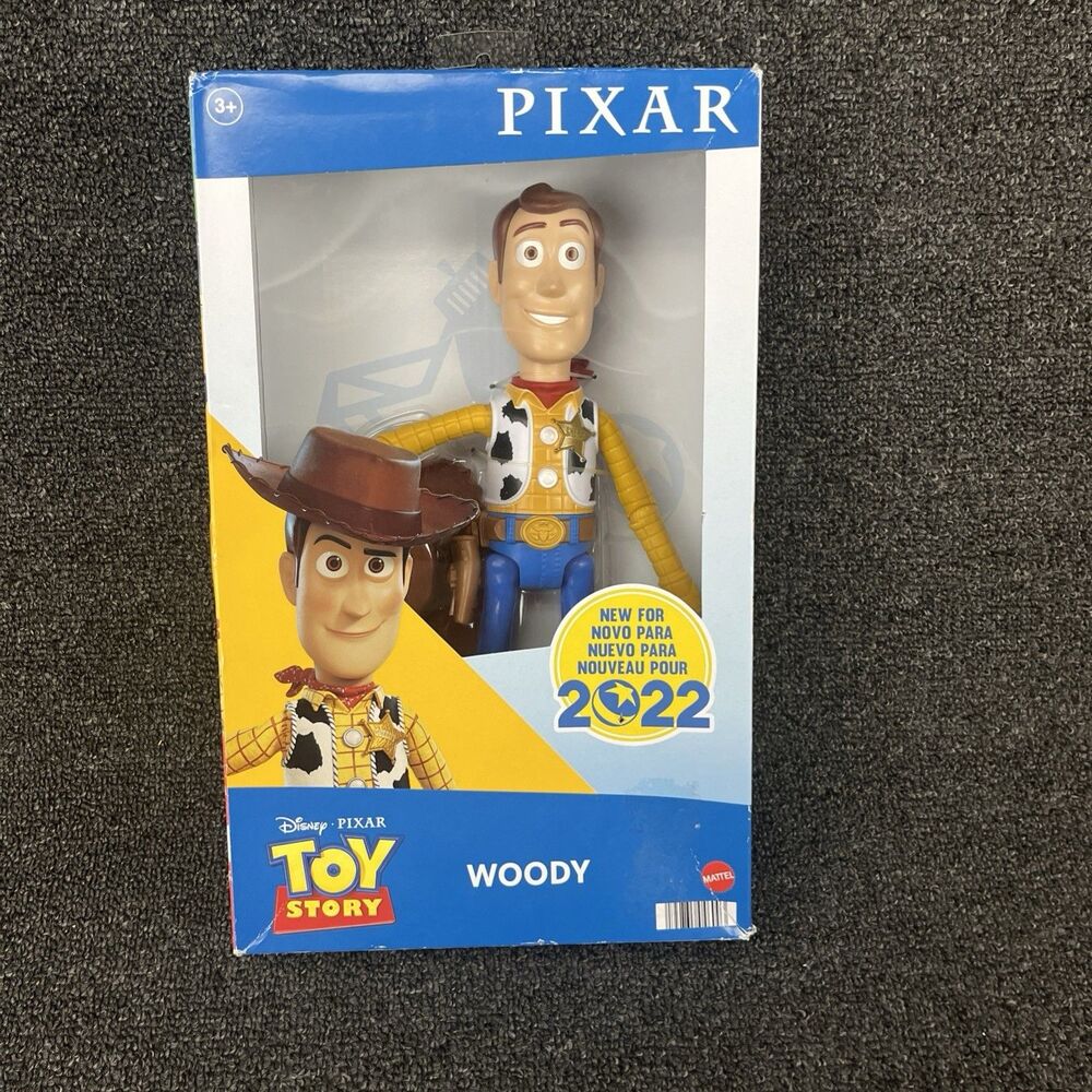 Mattel Disney Pixar Woody Large Action Figure 12" Poseable 2022